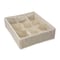 Simplify 52% polyester + 29% PP non-woven + 19% paperboard, Cream, 12.01 in W, 13.98 in D, 13.98 in L 25516-FEJ - alternate 1